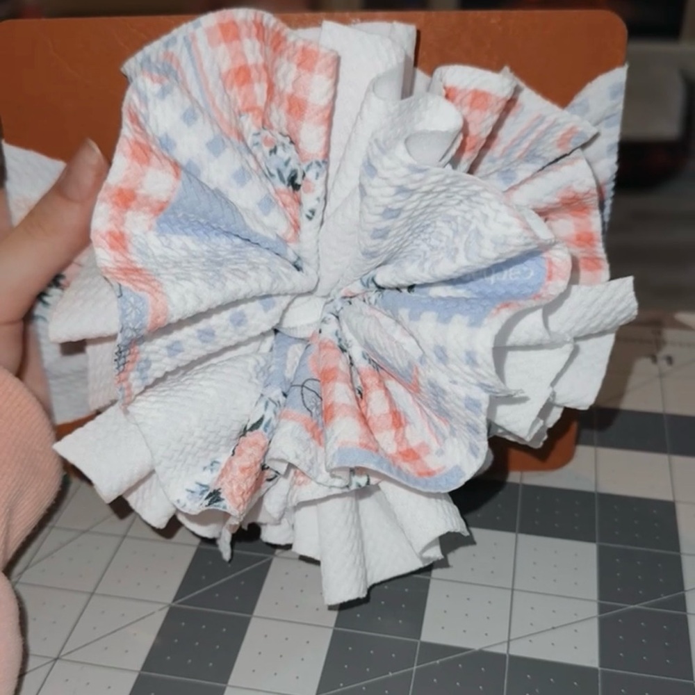 Plaid Pattern Hair Bow for Kids